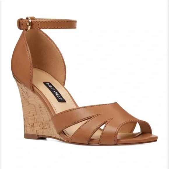 Nine West Lilly Wedge Sandals Size 10.5M - Picture 1 of 6